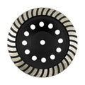 Benchmark Abrasives 7 Inch Concrete Grinding Wheel Turbo Diamond Cup Wheel with 5/8"-11 Arbor Hole for Masonry, Marble, Natural Stone, Concrete Grinding Wheel - Angle Grinder Attachments (7”)