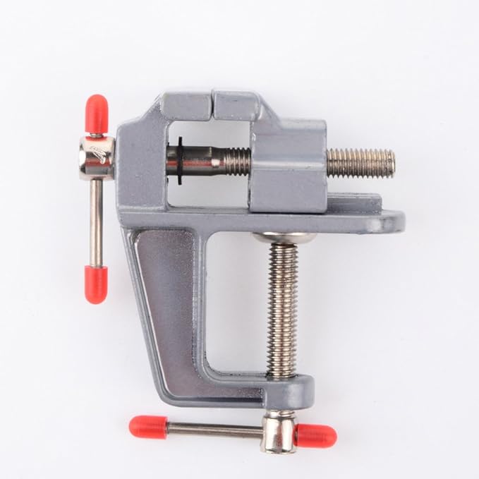 Mini Bench Vise Small Table Clamp Hobby Craft Repair Tool (Clamping Range: 0-1.2inch)