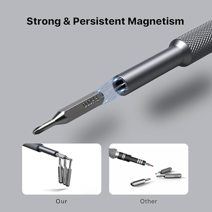 AXTH 29in1 Precision Screwdriver Set, [Bearing Steel] Small Repair Kit, PC Accessories, PS5 Cleaning Kit, Tool Sets for Men, Fit MacBook, Computer, Laptop, Watch, PS4, Xbox, Eyeglass, Console More