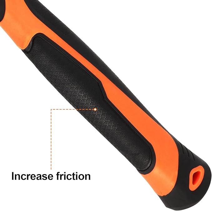 3 PCS 2lb 3lb 4lb Sledge Hammer, Heavy Duty Crack Hammer with Forged Steel Head and Shock Reduction Fiberglass Handle, Club Hammer for Demolition Work