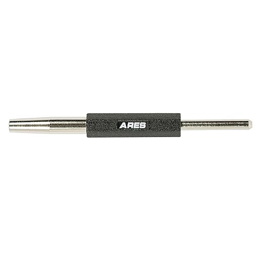 ARES 10115 – 6-Inch Trim Nail Punch – Black Nail Punch Drives Trim Nails While Protecting Finish and Hands – for Use with Trim Nails Up to 1-1/4-Inch (31.2mm)