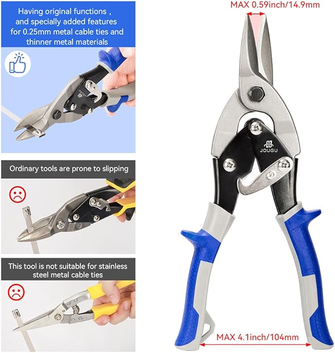 Metal Zip Ties Cutter Stainless Steel Cable Tie Gun Kit Assortment With 150pcs Stainless Steel Zip Ties Heavy Duty Outdoor For Chain Link Fence Parts Exhaust Wrap