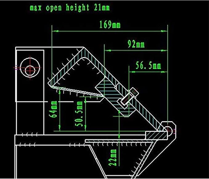 KAKA INDUSTRIAL Box and Pan Brake,12-Inch 20-Gauge Capacity Sheet Metal Brake, 1-135° Adjustable Angle Metal Finger Break W-1220A