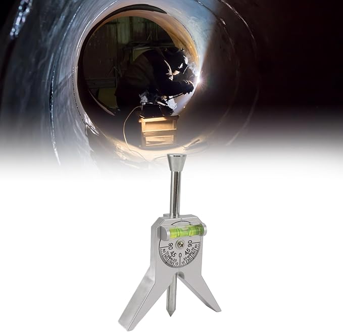 Pipe Center Finder,Pipefitter Tools w/Magnetic Centering Head,Measure Pipe Diameter,Accurate Location Aluminum Pipe Marker Centering Tool for Pipe Measurement