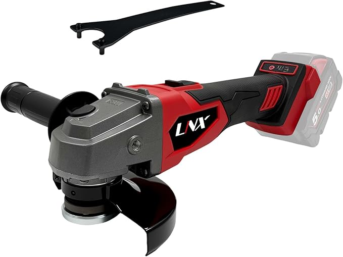 Cordless Angle Grinder for Milwaukee M18 Battery, 4-1/2" Brushless Grinder with 3 Variable Speed up to 8500 RPM Battery Powered Angle Grinder for Cutting, Grinding, Polishing (Tools Only)