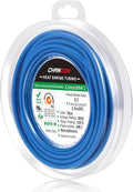 Chanzon 2:1 Ratio 9/64" (3.5mm) Heat Shrink Tubing 8Ft Roll (2.5M Total Length) Blue Polyolefin Sleeving Wrap Shrinking 2 to 1 1pcs