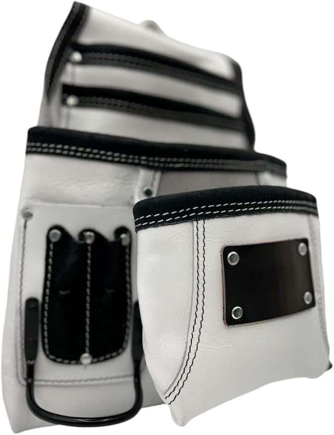 Professional Leather Tool Bag, Top-Grain Leather, Organizer, Protects Tools, Enhances Work Efficiency