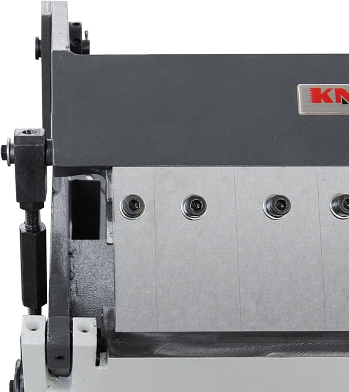KAKA INDUSTRIAL Box and Pan Brake,12-Inch 20-Gauge Capacity Sheet Metal Brake, 1-135° Adjustable Angle Metal Finger Break W-1220A