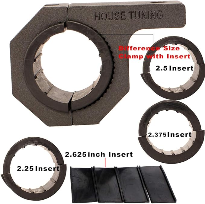 Bar Clamps 2.25 inch,2.375inch,2.5 inch,2.625 inch Tube Mounting Clamps for UTV ATV