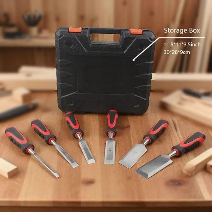 11 Piece Wood Chisels for Woodworking,Wood Chisel Sets Woodworking Tools Setwith Honing Guide, Sharpening Stone and Storage Case