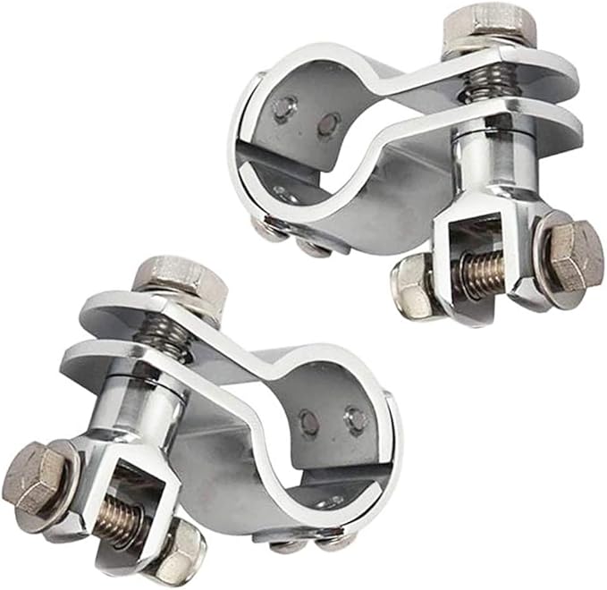 Motorcycle Footpegs 32mm Highway Crash Bar For Foot Peg Clamps Engine Guard Mounts Adapter For Fit Honda Suzuki Kawasaki Yamaha Harley Davidson