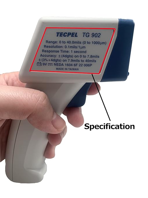 TECPEL TG-902 Digital Paint Thickness Gauge Tester F&NF