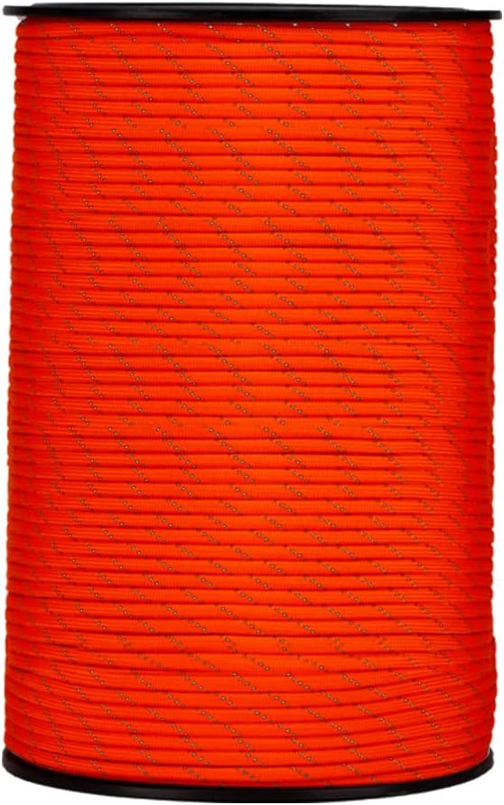 HERCULES Type III Paracord 550 Paracord Rope Parachute Cord, 250' Reflective for Survival Rope, Survival Cord