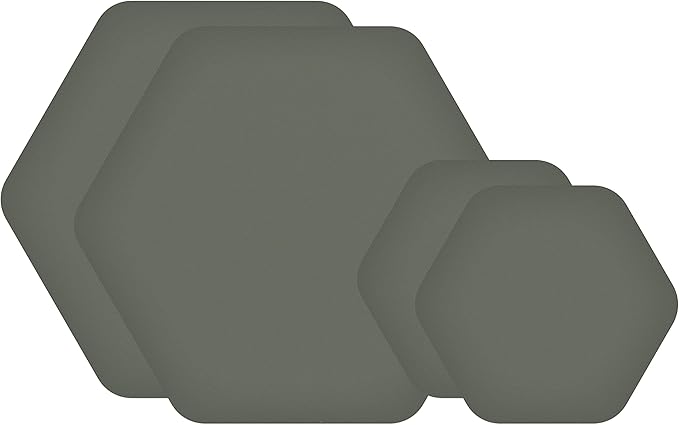 GEAR AID Tenacious Tape Hex 2.5” and 1.5” Repair Patches, Peel-and-Stick to Fix Holes and Burns in Down Jackets, Rain Gear, Tents, Tarps and More