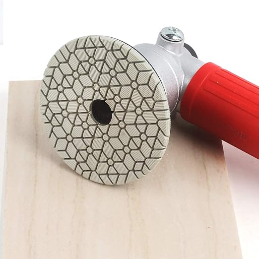 Super Flexible Wet Polishing Pads 4 Inch Diamond Polishing Pads Three 3 Step Polishing Pads for Granite Marble Engineered Stone and Other Natural Stone