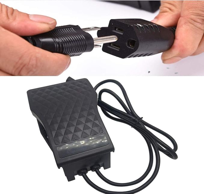 1000W Rotary Tool Flex Shaft Electric Hanging Grinder Carver, Forward and Reverse Rotation, Multi-Function Metalworking Jewelry Repair Kit, Foot Pedal Control, Metal Flexible Shaft, 30000 RPM