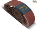 POWERTEC 10PK 4x36 Sanding Belts, 120 Grit Aluminum Oxide, 4 x 36 Inch Sanding Belts for Benchtop Belt and Disc Sander, Belt Sandpaper for Woodworking, Metalworking, Paint, Rust Removal (110110)