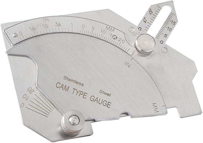 Driak Inch&metric Bridge Cam Gage Test Ulnar Welding Inspection Gauge MG-8 for inspection of Welded Surfaces and Joints