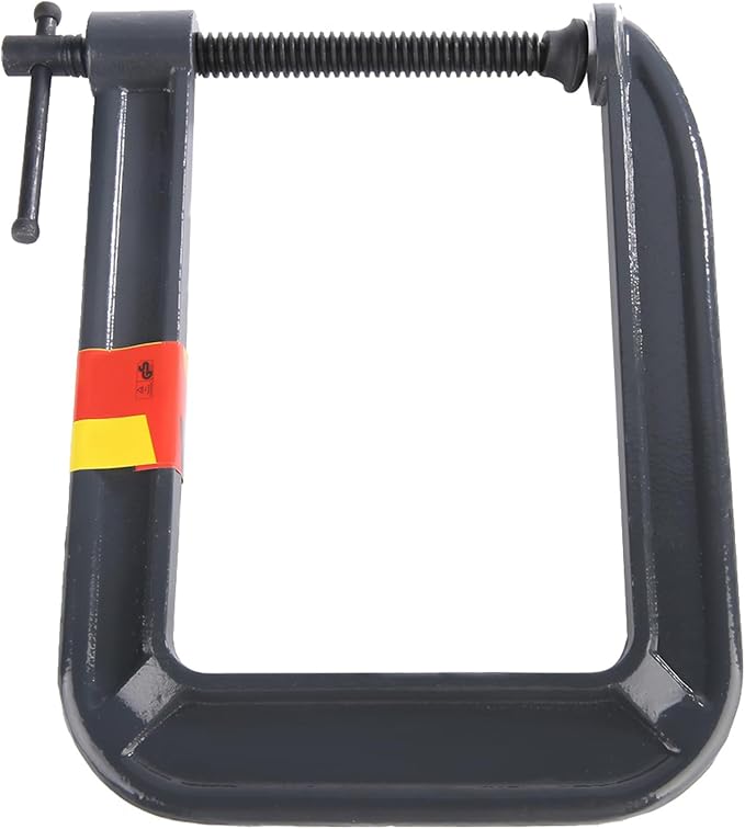 Deep Throat C Clamp, Clamping Thickness 100mm*Depth 185mm Heavy Duty Deep Throat U Clamp, G Type Clamping Device for Various Manufacturing Fields