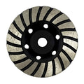 Benchmark Abrasives 4 Inch Turbo Cup Type Diamond Grinding Cup Wheel for Angle Grinder with 5/8"-11 Arbor Hole Use On Concrete, Granite, Marble, Masonry, Natural Stone