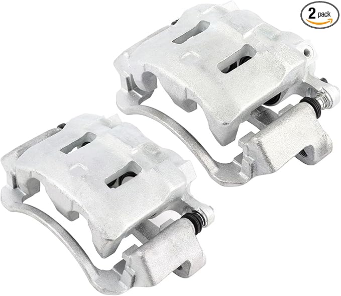 cciyu 18-B4791 18-B4790 Front Left & Right Brake Calipers Assembly w/Bracket For Ford For Excursion 2000-2005,For Ford For F-250 Super Duty 1999-2004,For Ford For F-350 Super Duty 1999-2004