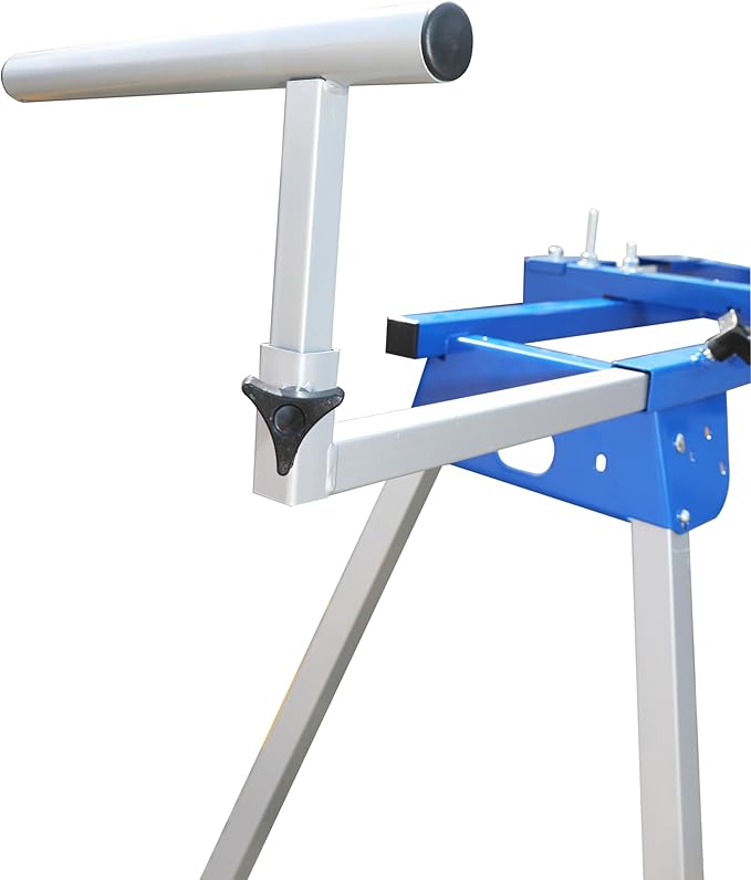 Miter Saw Stand, Universal Light Weight Portable 440 Lbs Max Load Capacity, with Quick Release Tool Mounting Brackets, Fits Most Table Saws