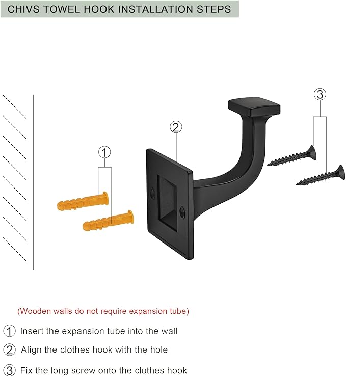 SAILING 3 Pack Coat Hooks - Champagne Bronze Robe Hooks Decorative Wall Hooks for Bathroom Bedroom Kitchen Towel Robe Clothes Cabinet Closet Bathroom Hardware