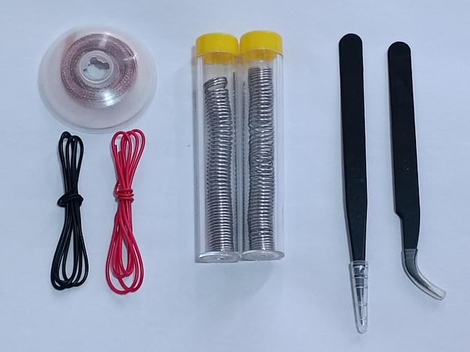 Soldering Iron Kit, Digital Multimeter Kit, Multi Tester, Voltage Tester, Measures AC/DC Voltage, Current, Resistance/Continuity/Diode/Triode. Electric Soldering Iron, Adjustable Temperature