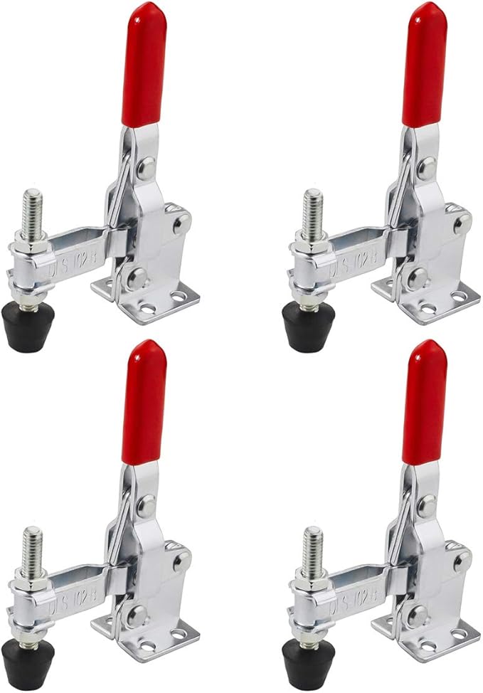 4 Pcs Push Pull Toggle Clamp, 200Lbs Holding Capacity, Antislip Horizontal Quick Release, Heavy Duty Toggle Clamp Tool, 102B