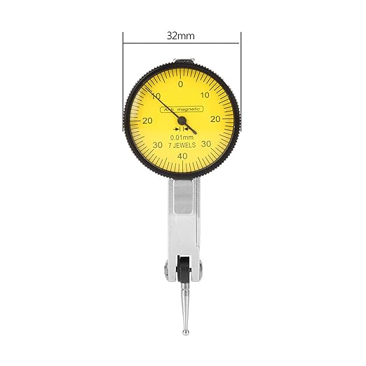 Dial Indicator Magnetic Base Holder Kit, Strong On/Off Switch Magnet Stand with Fine Adjustment and Flexible Arm for Lever Test Indicator