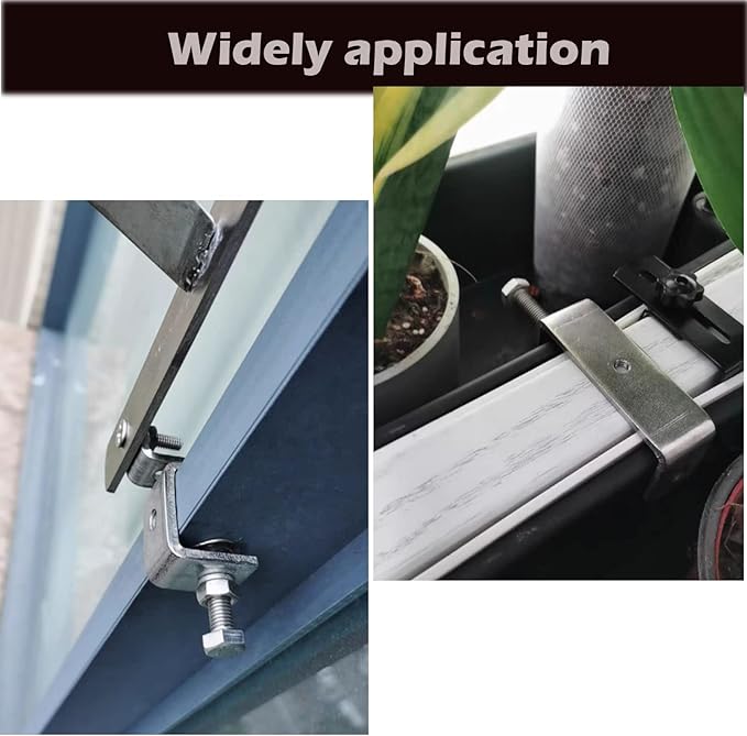 304 Stainless Steel C Clamp Tiger Clamp Woodworking Clamp Heavy Duty C-clamp With Wide Jaw Openings (65MM)，2PCS