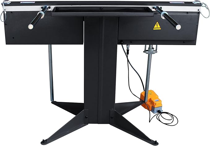 KAKA INDUSTRIAL Magnetic Sheet Metal Brake, 52-Inch Magnetic Clamping Box and Pan Brake, 16-Gauge 6.5-ton Magnetic Power Metal Bending Brake, 220V-60HZ-1PH Bend Boxes or Pans to Any Depth EB-5216