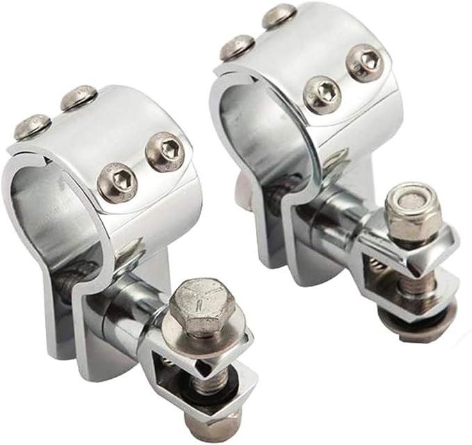 Motorcycle Footpegs 32mm Highway Crash Bar For Foot Peg Clamps Engine Guard Mounts Adapter For Fit Honda Suzuki Kawasaki Yamaha Harley Davidson