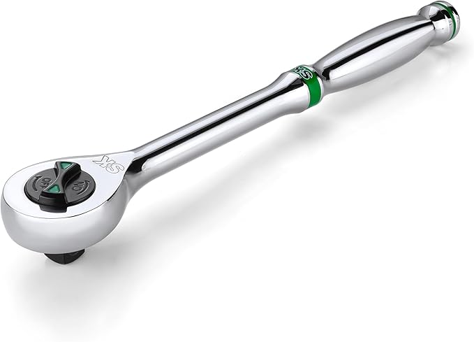 SK 1/4" Drive Ratchet Handle, 160-Position 2 Pawl Ratchet, Premium CR-V Construction, with Contoured Handle