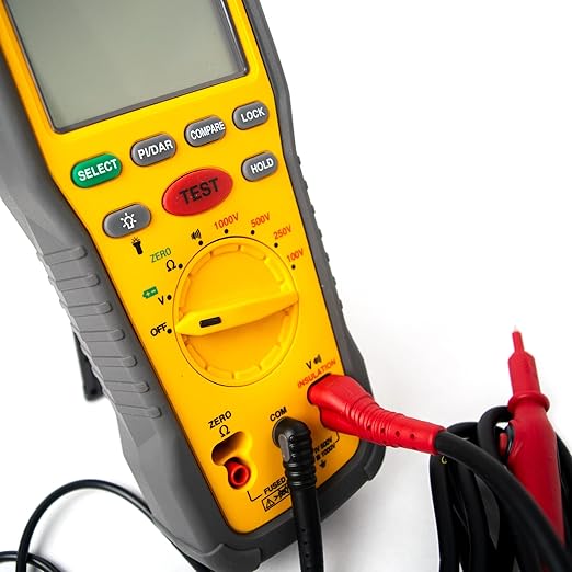 UEi IRT803 Insulation Resistance Tester 600V AC/DC, Megohmmeter Measures Insulation Resistance Up to 20GΩ, Voltage Testing Up to 600V