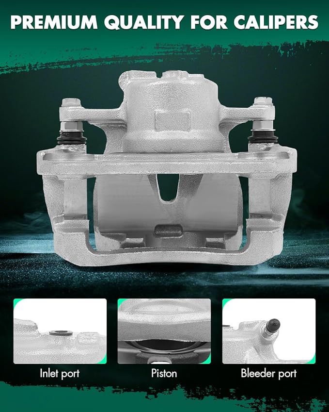 SCITOO 19B3194 19B3195 Front Left & Right Disc Brake Calipers Assembly w/Bracket For Pontiac For Vibe,For Scion For iM/For tC,For Toyota For Corolla iM/For Matrix/For Mirai/For RAV4