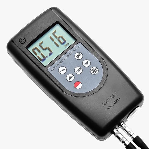 Ultrasonic Thickness Meter Ultrasonic Thickness Gauge Data Adapter with Software Function for PC, Thickness Tester AMA009S