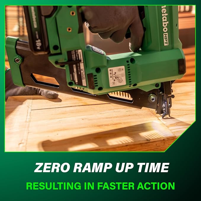 Metabo HPT 18V MultiVolt Cordless 21° Framing Nailer Kit, 3-1/2" Plastic Strip Framing Cordless Nailer, Power Tool with 4.0Ah Lithium Ion Battery, Drives 2" to 3-1/2" Nails, NR1890DRA