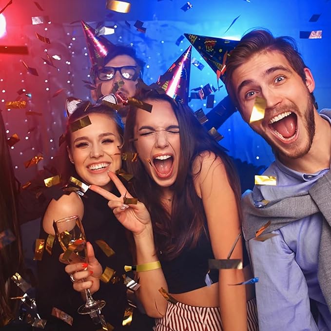 100 Pcs Cloth Event Wristband, Disposable Wristbands for Events, Colored Wristbands Events,for Lightweight Concert,Club Entrance Wrist Strap Party Wristband Event (Color : Gold)