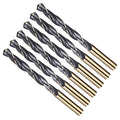 Drill Bit, 11mm Cutting Diameter, 4341 HSS Gold and Black 118° Cutting Angle Number Jobber Bits - (Applications: for Drilling Soft Metal Plastic Wood), 6-Pieces