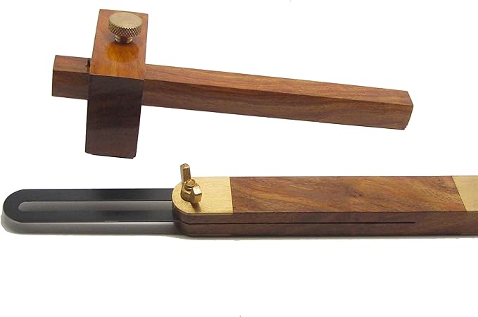 UJ Ramelson Mortise/Marking Gauge & 9" Sliding Bevel for Carpenters Wood-Working Tool Set