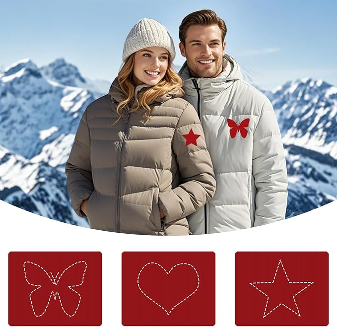 45PCS Nylon Repair Patch Self-Adhesive Pre-Cut Fabric Patch Down Jacket Repair Patches for Puffer Jackets Tenacious Tape Polyester Waterproof Lightweight Tent Repair Patch for Clothes Bag(Red)