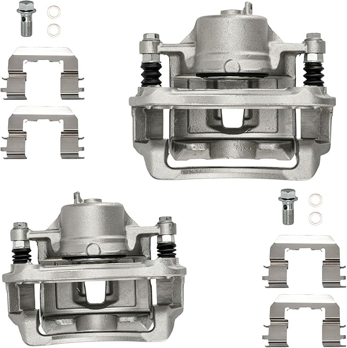 Torchbeam Front Brake Calipers Set for Hyundai 2013-2016 Elantra, Hyundai 2011-2012 Elantra 1.8L, Hyundai 2013-2014 Elantra Coupe, Front Left and Front Right Calipers Replace # 19B6464+19B6465