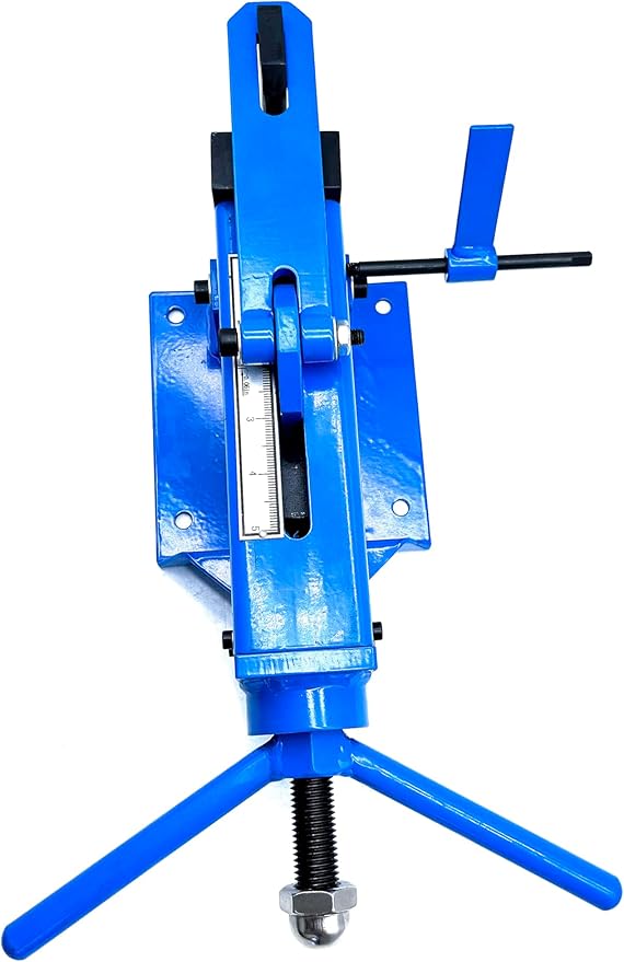 4 in Metal Bender Mild Steel Aluminum 2-1/2 Ton Pressing Force Industrial Style, Up To 3/8" Thick And 4" Wide