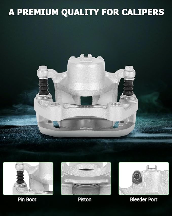 SCITOO Front Right Brake Caliper With Bracket 19B2691 Compatible For INFINITI I35 2002-2004, For Nissan Altima 2002-2006, For Nissan Maxima 2002-2003