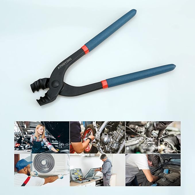 Automotive Tubing Bender Brake Line Bending Tool, Brass Tube Bender Pliers for 3/16 Inch, 1/4 Inch,for Brake, Fuel Line