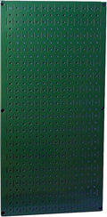 Wall Control Pegboard 32in x 16in Green Metal Pegboard Tool Board Panel