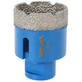 Drilax Pro Series 1-3/4 Inch Diamond Hole Saw for Angle Grinders | 1-3/8" Depth | 5/8"-11 Thread | Ideal for Drain Pipes, Vents, HVAC & Dry Drilling | Long Life