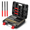 MAXMAN 61Pcs Thread Chaser Set, Thread Restorer Kit & Rethread Repair Tool, SAE & Metric Thread Chaser Set, Bolt Thread Repair Kit with Thread Pitch Gauge - Restore Rusted Bolts, UNC/UNF/Metric