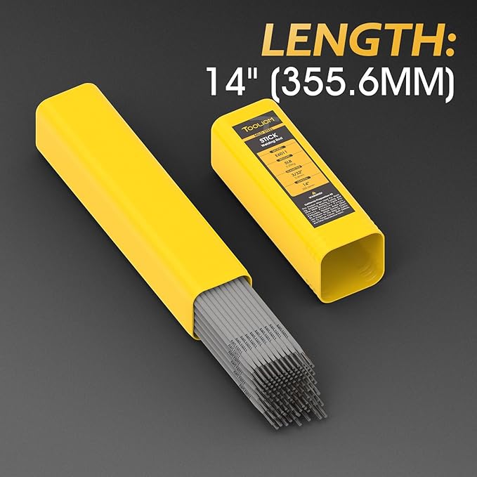 TOOLIOM E6011 Welding Rod 3/32" 5LB Carbon Steel Stick Electrodes